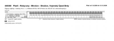 jízdní řád jízdní řád