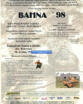 Plakát BAHNA 1998